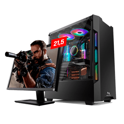 PC Gamer Completo 2 Monitores 21 Cadeira KaBuM