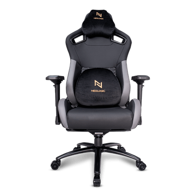 Cadeira Gamer Neologic Golden Antares, Pistão Classe 4, 4d, Reclinável Até 135, Preto e Dourado, Suporta Até 200KG - NANTGL