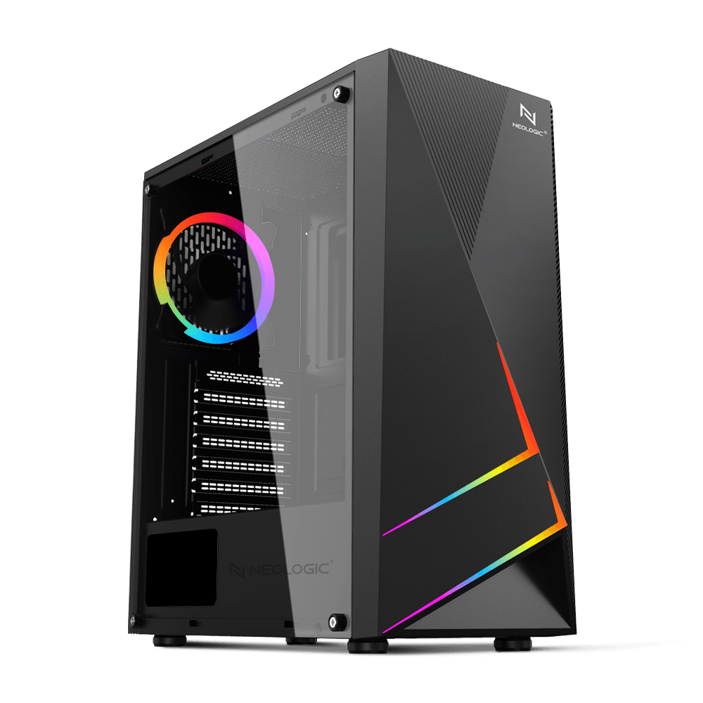 Gabinete Neologic Gamer Rainbow NL-ECG45