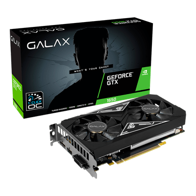 Placa de Vídeo Galax Geforce GTX 1650, EX Plus 1-Click OC, 4GB GDDR6, 128 Bits - 65SQL8DS93E1