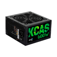 Fonte 600W Gamer KCAS PT Aerocool ATX S/ Cabo