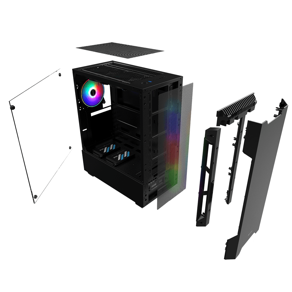 PC Gamer Neologic NLI81602 Ryzen 3 3200G 8GB (RX 580 8GB) 1TB - Imagem 4