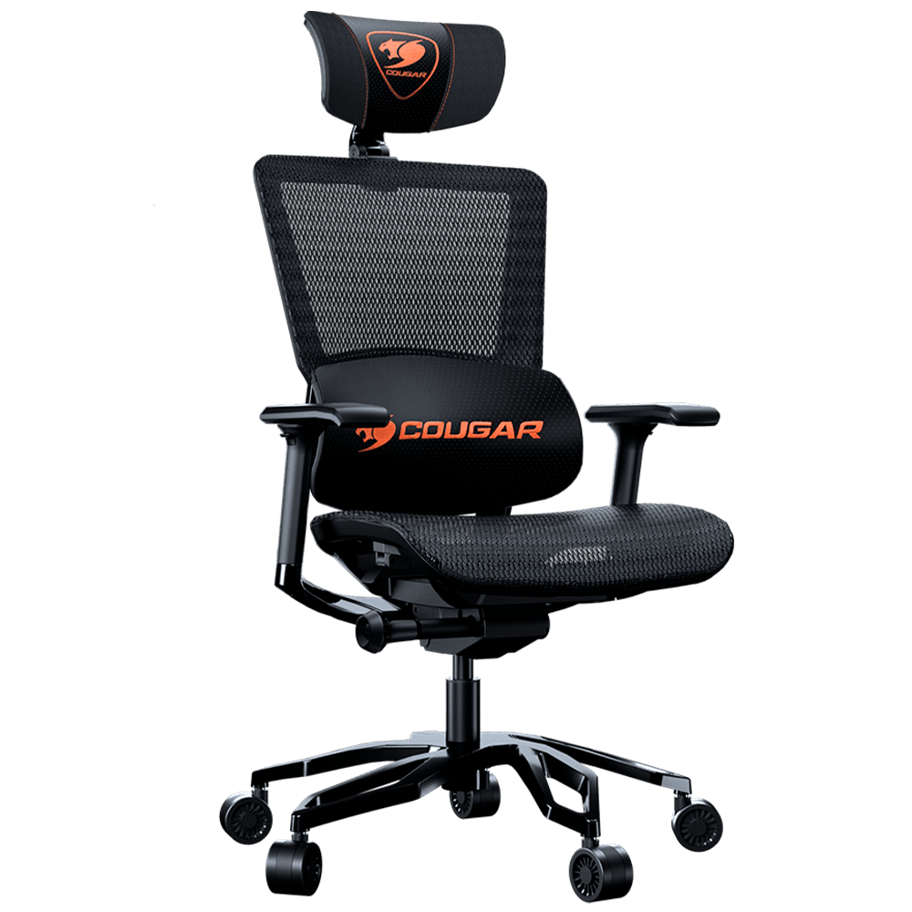 Cadeira Gamer Cougar Gaming Argo One Black 3margosb.0001 Braço 3D Suporta Até 150kg - Imagem 2