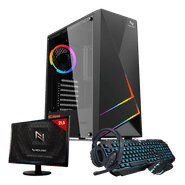 KIT - Pc Gamer Intel i3 10100F 8GB (GT 1030) SSD 240GB 500W 80 Plus + Monitor 21,5, Neologic - NLI83575