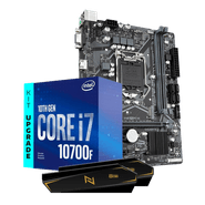 Kit Upgrade Intel Core I7-10700F 2.9ghz, Placa Mae Gigabyte H410M-H Ultra Durable, Memoria Neologic 16GB (2X8GB) 3200MHZ, Neologic - NLI83101