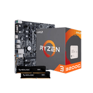 Kit Upgrade AMD Ryzen 3 3200G, Placa Mãe A520M, 32GB DDR4, Neologic - NLI84640