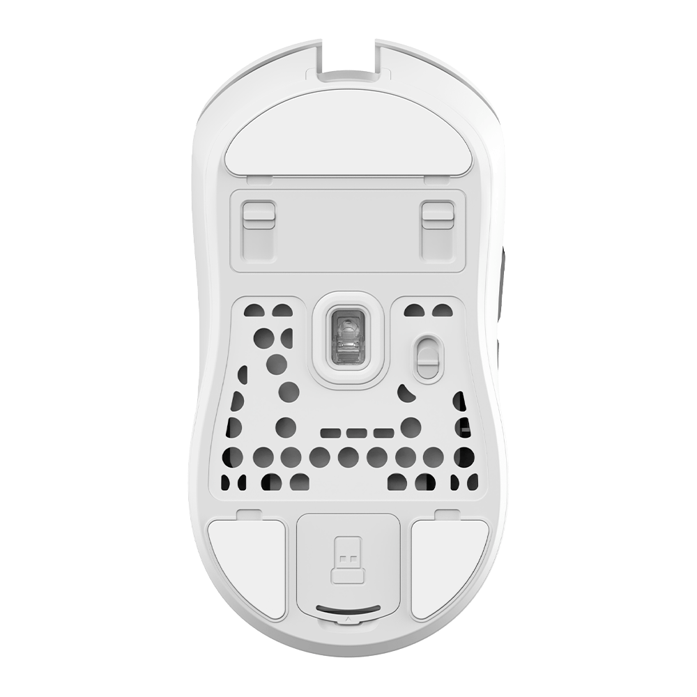 Mouse Force One Hoku PRO-WH 26.000 DPI Ultraleve White Dual Mode Wireless FR.MO.HK.02 - Imagem 4