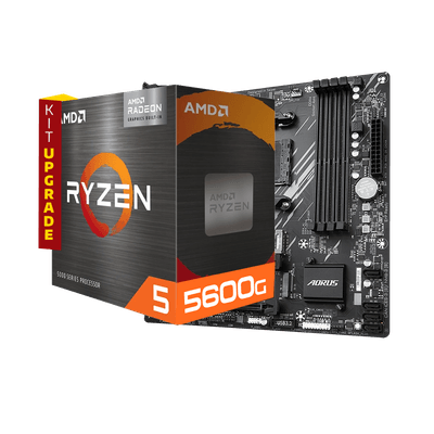 Kit Upgrade AMD Ryzen 5 5600g, Placa Mae Gigabyte AM4 B550M Aorus Elite, Neologic - NLI83437