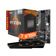 Kit Upgrade AMD Ryzen 7 5700g, Placa Mae Gigabyte AM4 B550M Aorus Elite, Memoria Neologic 16GB (2X8GB) 3200MHZ, Neologic - NLI83440
