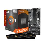 Kit Upgrade AMD Ryzen 5 5600g, Placa Mae Gigabyte AM4 B550M Aorus Elite, Memoria Neologic 16GB (2X8GB) 3200MHZ, Neologic - NLI83442