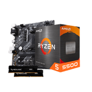 Kit Upgrade AMD Ryzen 5 5500, Placa Mãe A520M 16GB DDR4, Neologic - NLI84568