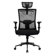 Cadeira Office Maya DT3 13513-3 Todo Preto Até 120kg Descanso de Braço 2D Cilindro Classe 3