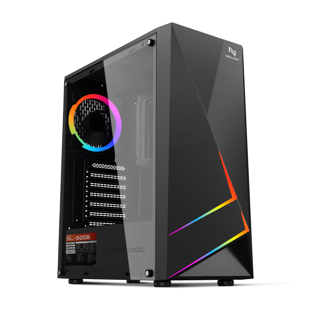 PC Gamer Intel i3-10100 8GB (RX 550 4GB) HD 1TB 500W 80 Plus, Neologic - NLI81934