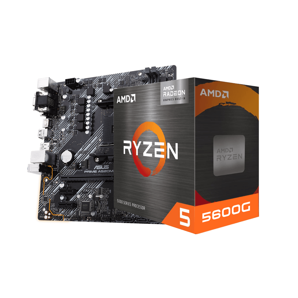 Kit Upgrade AMD Ryzen 5 5600GT, Placa Mãe A520M Neologic - NLI84111