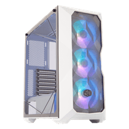 Gabinete Gamer Cooler Master, ATX, Masterbox TD500 Mesh, Lateral de Vidro, Branco, RGB, MCB-D500D-WGNN-S01