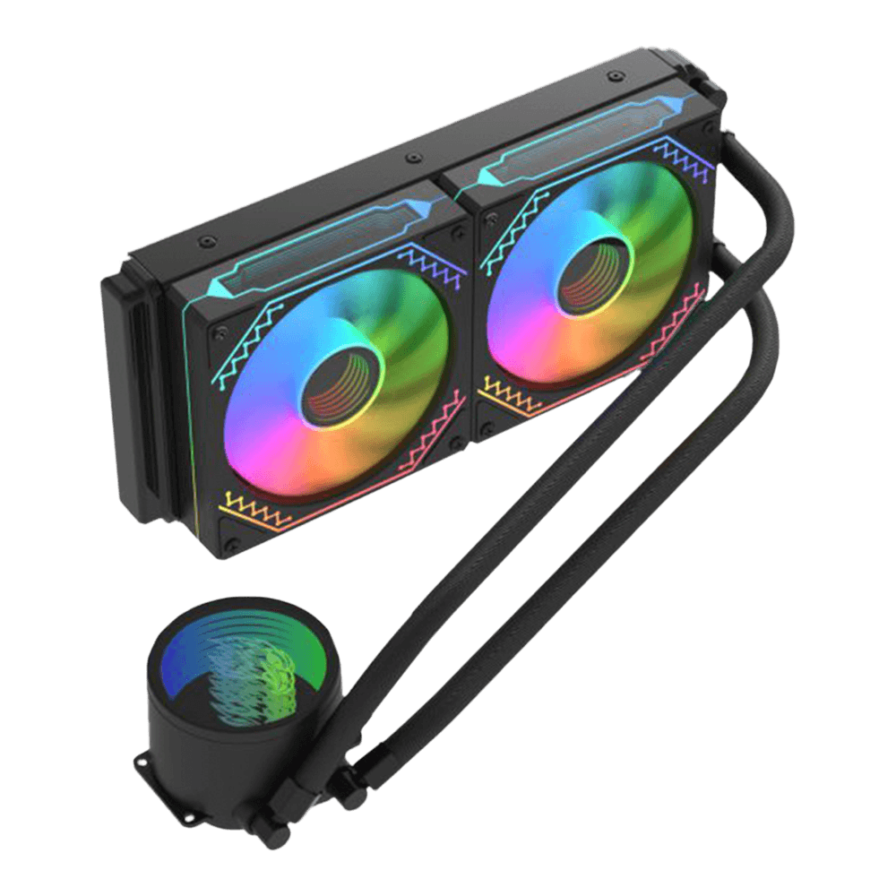 Water Cooler Gamer K-mex WAC7 Infinite Space, 240mm, ARGB, WAC7F12QFTDAB0X - Imagem 2