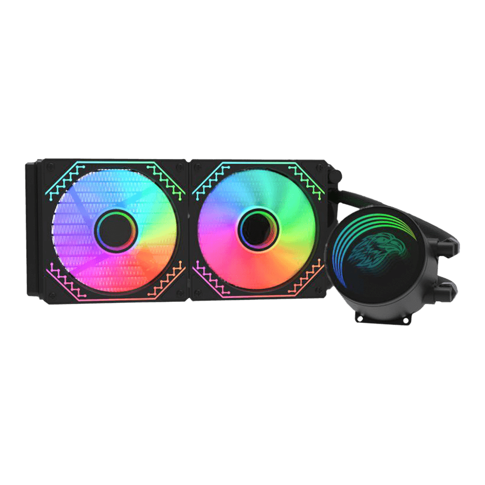 Water Cooler Gamer K-mex WAC7 Infinite Space, 240mm, ARGB, WAC7F12QFTDAB0X - Imagem 3