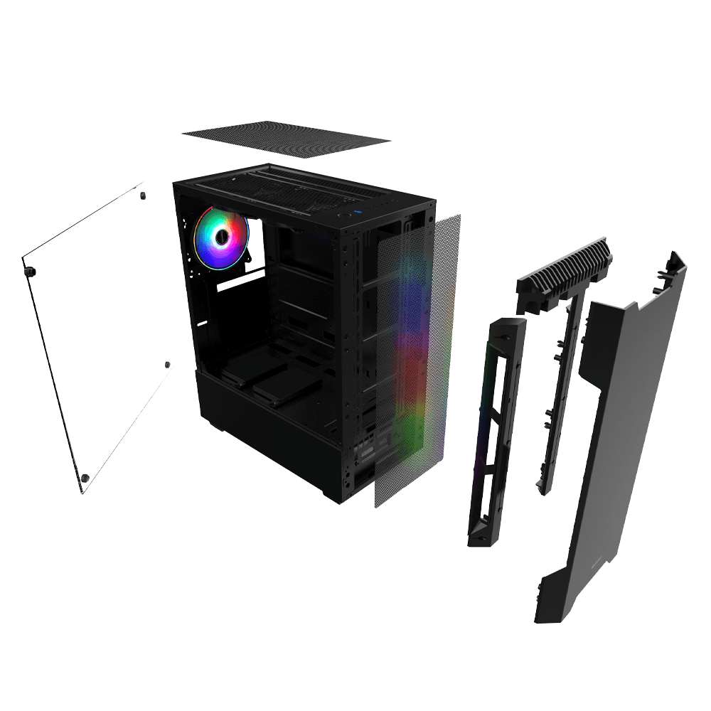 Pc Gamer Completo AMD Ryzen 5 5600GT 8GB (Radeon Vega 7 Integrado) SSD 120GB, 500W 80 Plus, Neologic - NLI82745 - Imagem 4