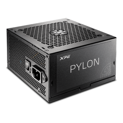 Fonte Gamer XPG Pylon 650w, 80 Plus Bronze, Preto, PYLON650B-BKCBR