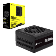 Fonte Corsair RM1000E 1000w, 80 Plus Gold, Full Modular, Bivolt, Sem Cabo, Preto, CP-9020264-WW