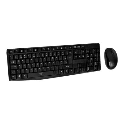 Kit Arteck Teclado e Mouse Sem Fio RF 2.4g Maxprint USB 60000070