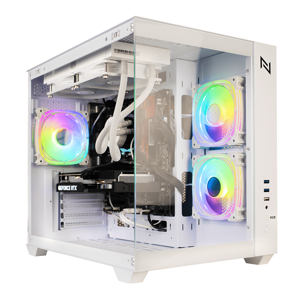 Pc Gamer Intel i5-12400F 16GB 3200MHZ (RX 6600 8GB) SSD 240GB, 500w 80 Plus, Neologic Aquarium - NLI87450