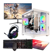 Pc Gamer Completo Ryzen 5 5600GT, 16GB 3200Mhz (Radeon Vega 7), SSD 480GB M.2, 500W 80 Plus, Monitor 24