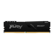 Memoria Kingston Fury Beast 8gb Ddr4 3200mhz C616 Preto - Kf432c16bb/8