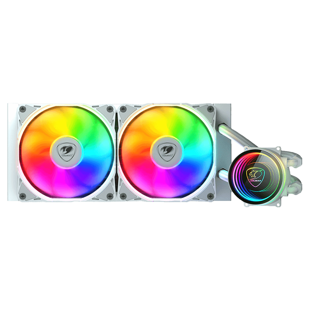 Water Cooler Cougar Poseidon Elite, ARGB, 240mm, Intel-AMD, Branco, 3MPSD240.0002 - Imagem 2