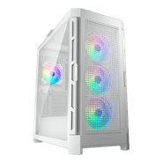 Gabinete Gamer Cougar Airface Pro, RGB, White, E-ATX, Branco, Vidro Temperado, 385AD10.0004