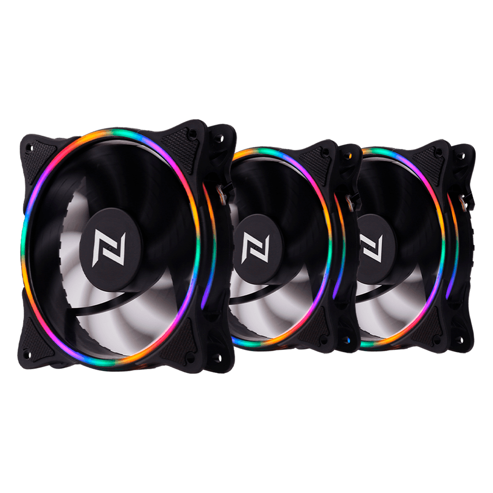 Kit Com 3 Coolers Neologic Gamer, NL-Neocolor2, Rainbow, 12 cm - Imagem 2