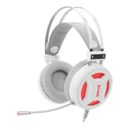 Headset Gamer Redragon Minos, H210W, Surround 7.1, USB, Branco