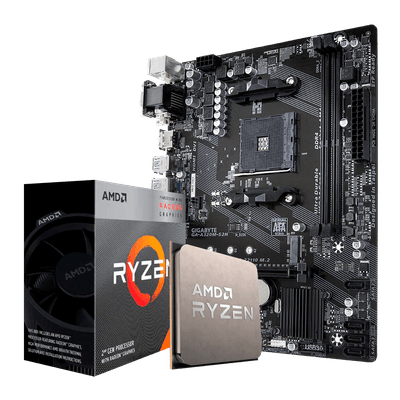 Kit Upgrade AMD Ryzen 3 3200G, Placa Mãe A520, Neologic - NLI84295 com alto desempenho para jogos intensos e multitarefas Kit Upgrade AMD Ryzen 3 3200G, Placa Mãe A520, Neologic - NLI84295 com alto desempenho para jogos intensos e multitarefas