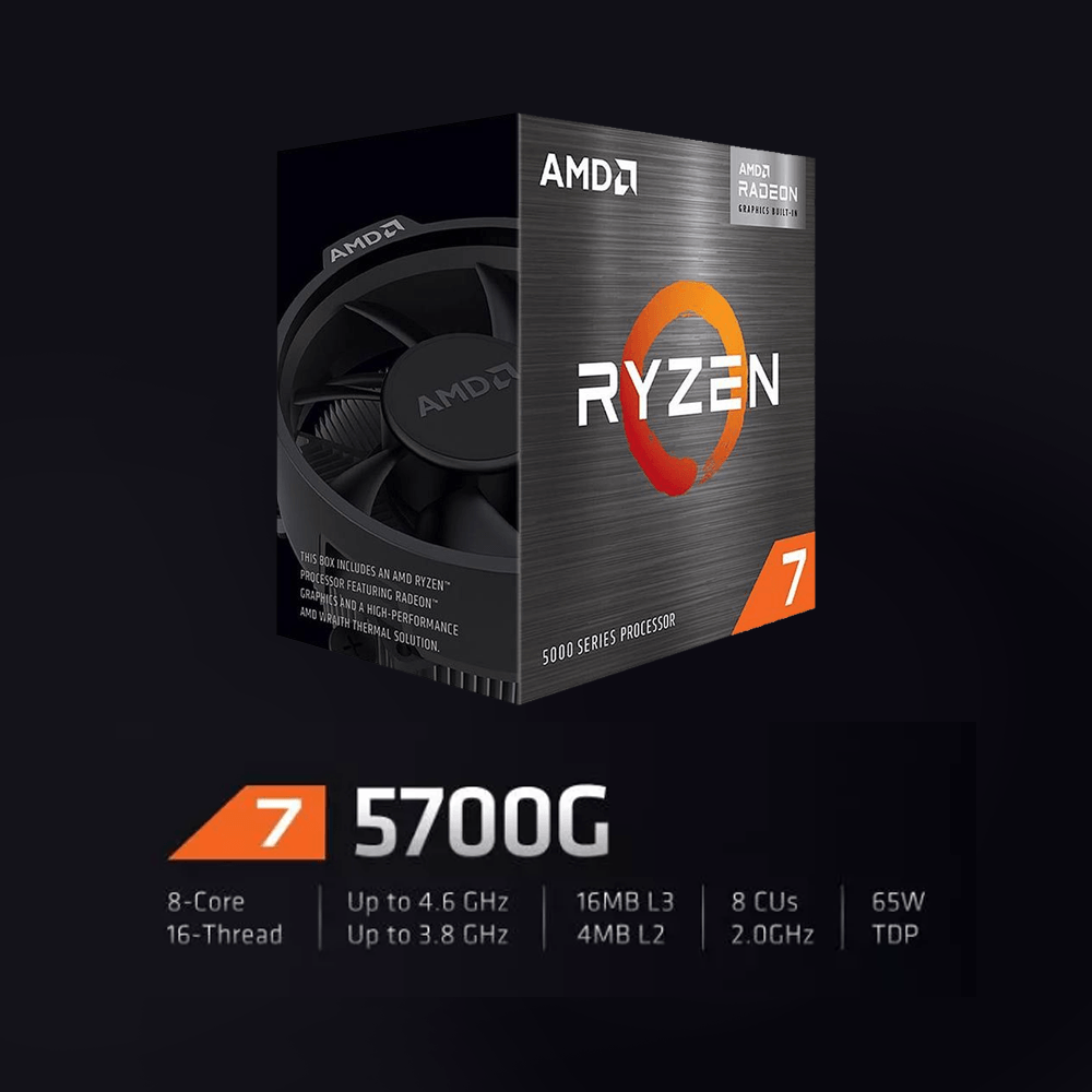 Kit Upgrade AMD Ryzen 7 5700G, Placa Mãe A520, Neologic - NLI84114 - Imagem 3