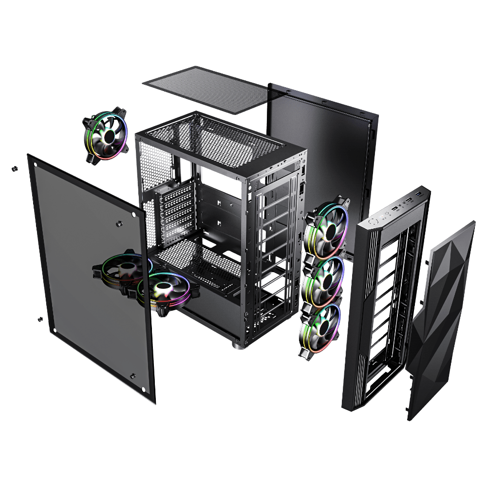 Pc Gamer AMD Ryzen 5 5600GT 16GB (Radeon Vega 7 Integrado) SSD 480GB 500W 80 Plus Windows 11, Neologic - NLI84673 - Imagem 4