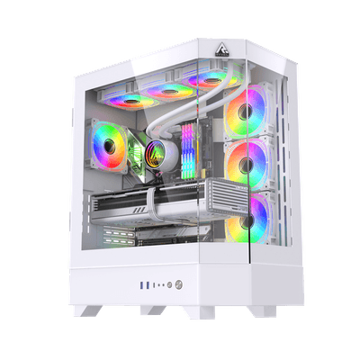 Pc Gamer Ryzen 5 5500, 16GB 3200Mhz, (RTX 4060 8GB), B550M, SSD 480GB M.2, 600W 80 Plus, Water Cooler White 240mm - NLI88052