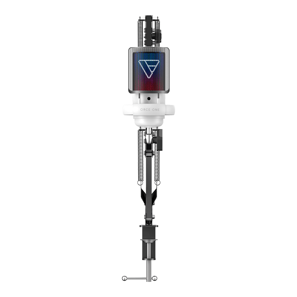 Microfone Gamer Force One Hero Pro, RGB, USB Padrão, Cardicoide Unidirecional, Braço Mecânico Articulado Incluso - FR.MC.HE.02 - Imagem 2