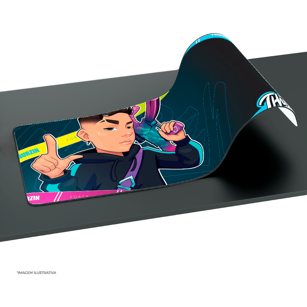 Mousepad Gamer Force One Skyhawk Thurzin, Tam XXL (900x400mm) - FR.MP.SH.15 - Imagem 4