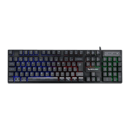 Teclado Gamer Neologic Infinite Play Black, Semi Mecânico, ABNT2, Rainbow, Preto, IFNT-BLK