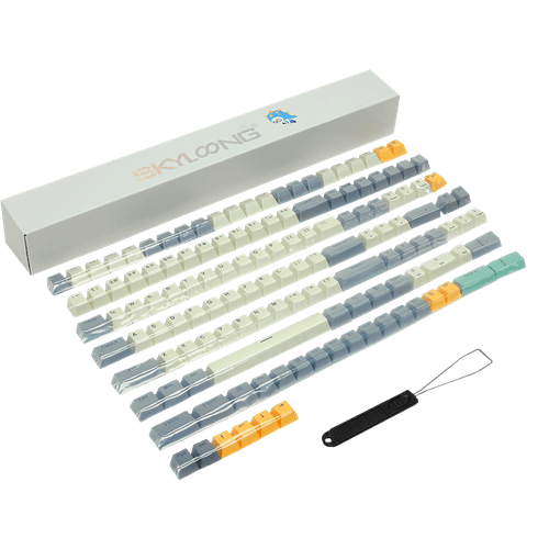 Kit de Keycaps Skyloong, Double Shotting Pbt, Industrial Gray
