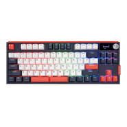 Teclado Gamer Skyloong GK87 8K Optical, LCD Digital, RGB, USB, Hot Swap, Switch Silver, Preto