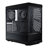 Gabinete Gamer Hyte Y40 Black, Mid Tower, Lateral de Vidro, 2 Coolers 120mm, CS-HYTE-Y40-B