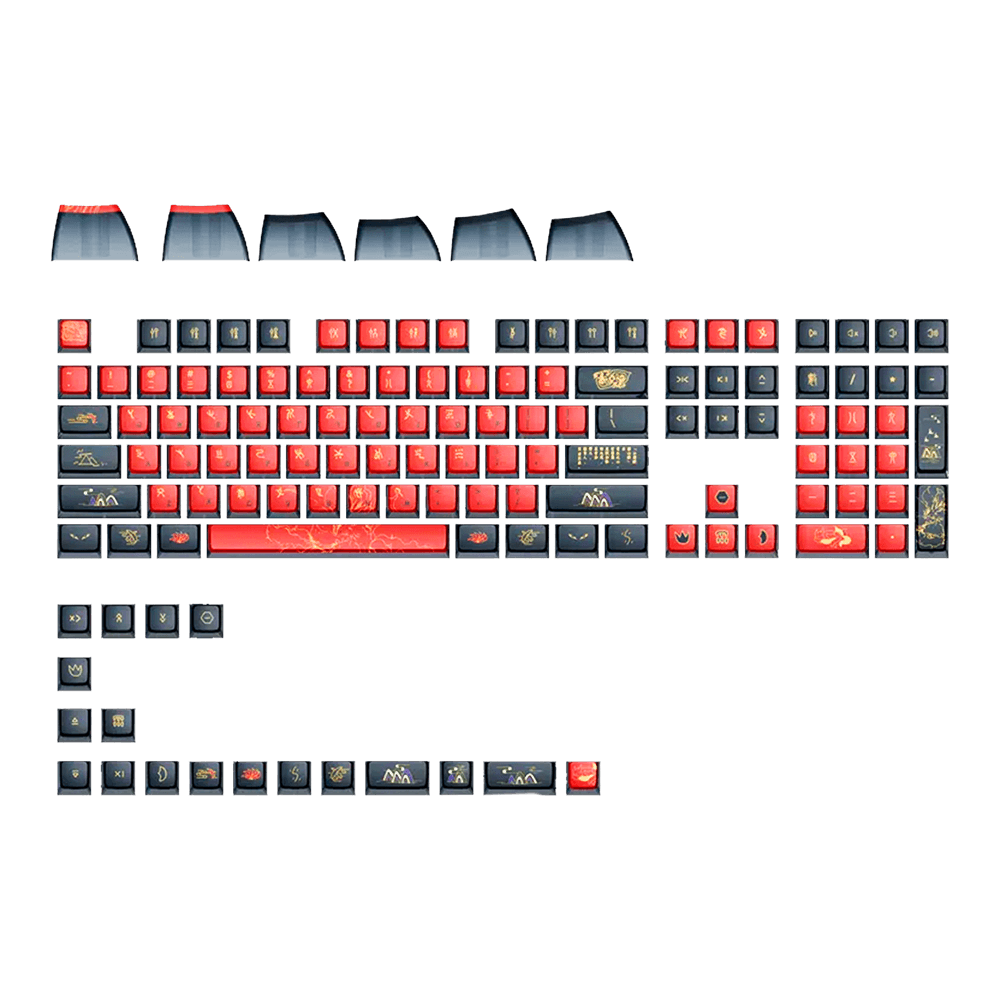 Kit de Keycaps Pudding Juiwei - Imagem 3