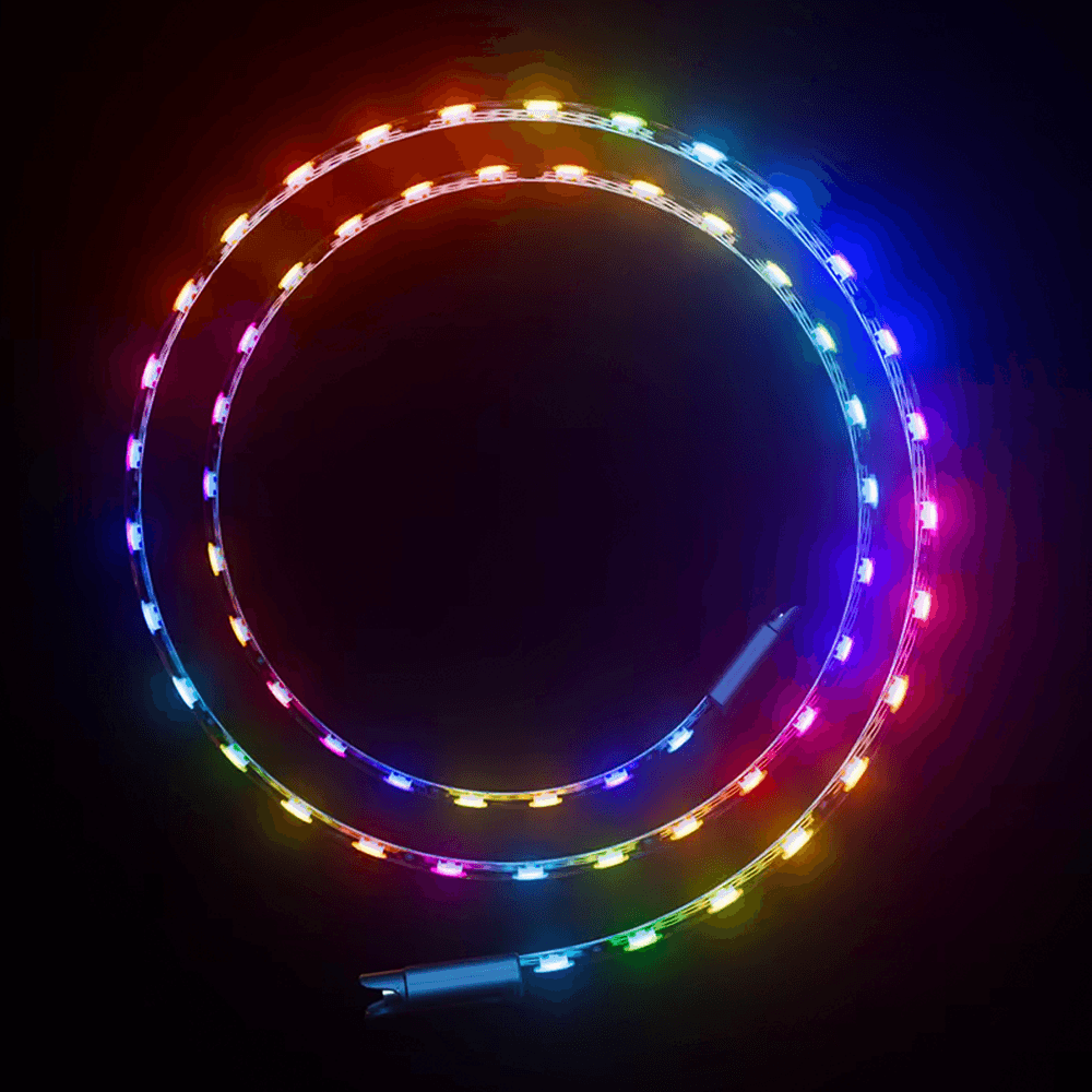 Fitas de Led Hyte LS10, ARGB, 24 Bits, 3 Unidades Com Conector Nexus, Tipo C, ACC-HYTE-LS10-B-3 - Imagem 4