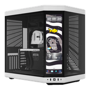 Gabinete Gamer Hyte Y70 Infinite Panda, Mid Tower, Lateral de Vidro, LCD Touch, 14,5