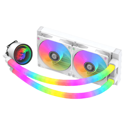 Water Cooler Gamer WAC5 Bifrost K-MEX 240mm Branco Iluminação ARGB para Intel e Amd com alto desempenho para jogos intensos Water Cooler Gamer WAC5 Bifrost K-MEX 240mm Branco Iluminação ARGB para Intel e Amd com alto desempenho para jogos intensos