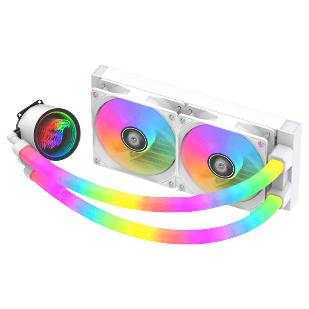 Water Cooler Gamer WAC5 Bifrost K-MEX 240mm Branco Iluminação ARGB  para Intel e Amd