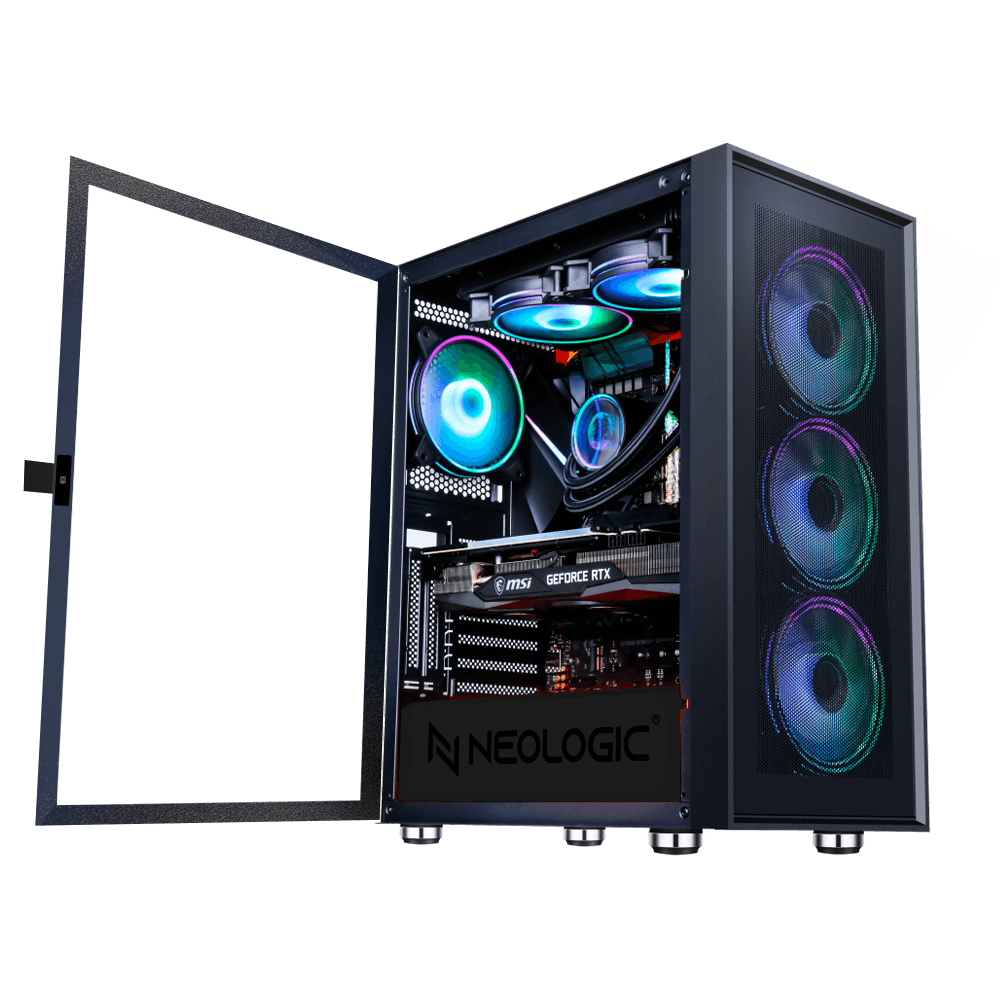 Pc Gamer Intel i7-12700F 16GB 3200MHZ (RX 6600 8GB) SSD 480GB M.2 NVME, 500w 80 Plus, Windows 11 Pro, Neologic - NLI87474