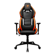 Cadeira Gamer Cougar Gaming Hotrod, Preto/Laranja, Suporta Até 130kg, 3MARXORB.0001