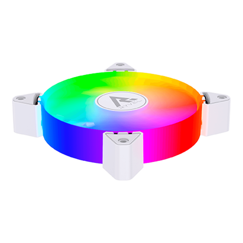 Cooler Fan Ryvel 120mm, ARGB, 5V, Snowy, Branco, RY-FN-SW-WT-5V - Imagem 3